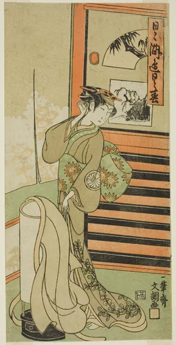 The Actor Segawa Kikunojo II in an Unidentified Role by Ippitsusai Buncho, print, 1766-1776