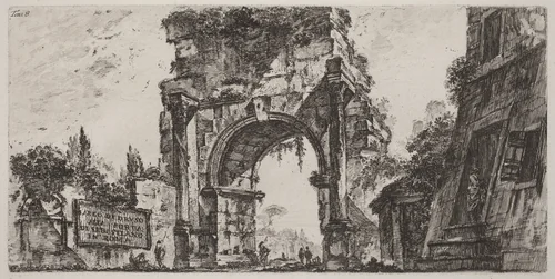 Arco di Druso by Giovanni Battista Piranesi, portfolio, 1748