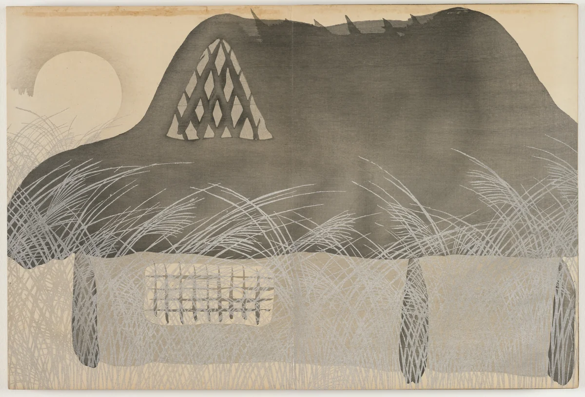 Flowers of a Hundred Worlds (Momoyogusa): Autumn Night (Aki no yoru) by Kamisaka Sekka, book, 1909-1910