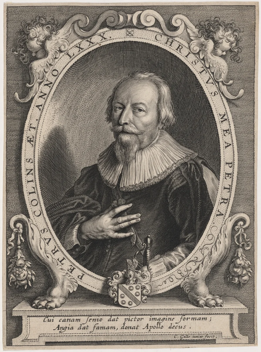 Petrus Collins by Cornelis Galle, print, 1576-1650