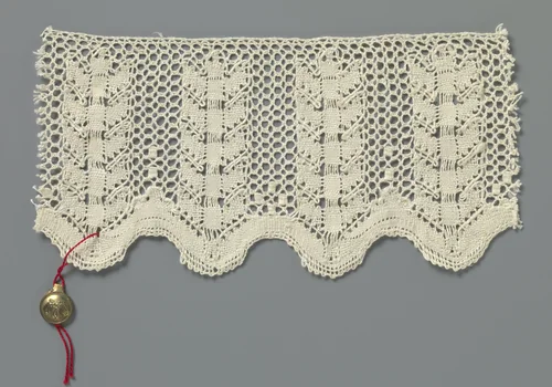 Strook kloskant met staande korenaren of "stående ax" by anonymous, other, 1800-1899