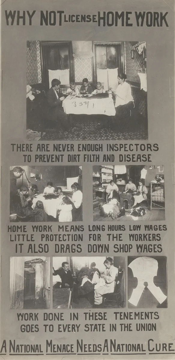 National Child Labor Committee exhibition panel by Lewis Wickes Hine, photograph, 1913