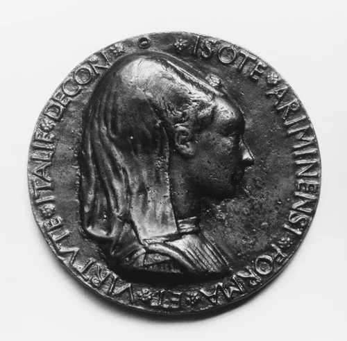 Isotta degli Atti of Rimini, d. 1470 by Matteo de' Pasti, metalwork, 1446