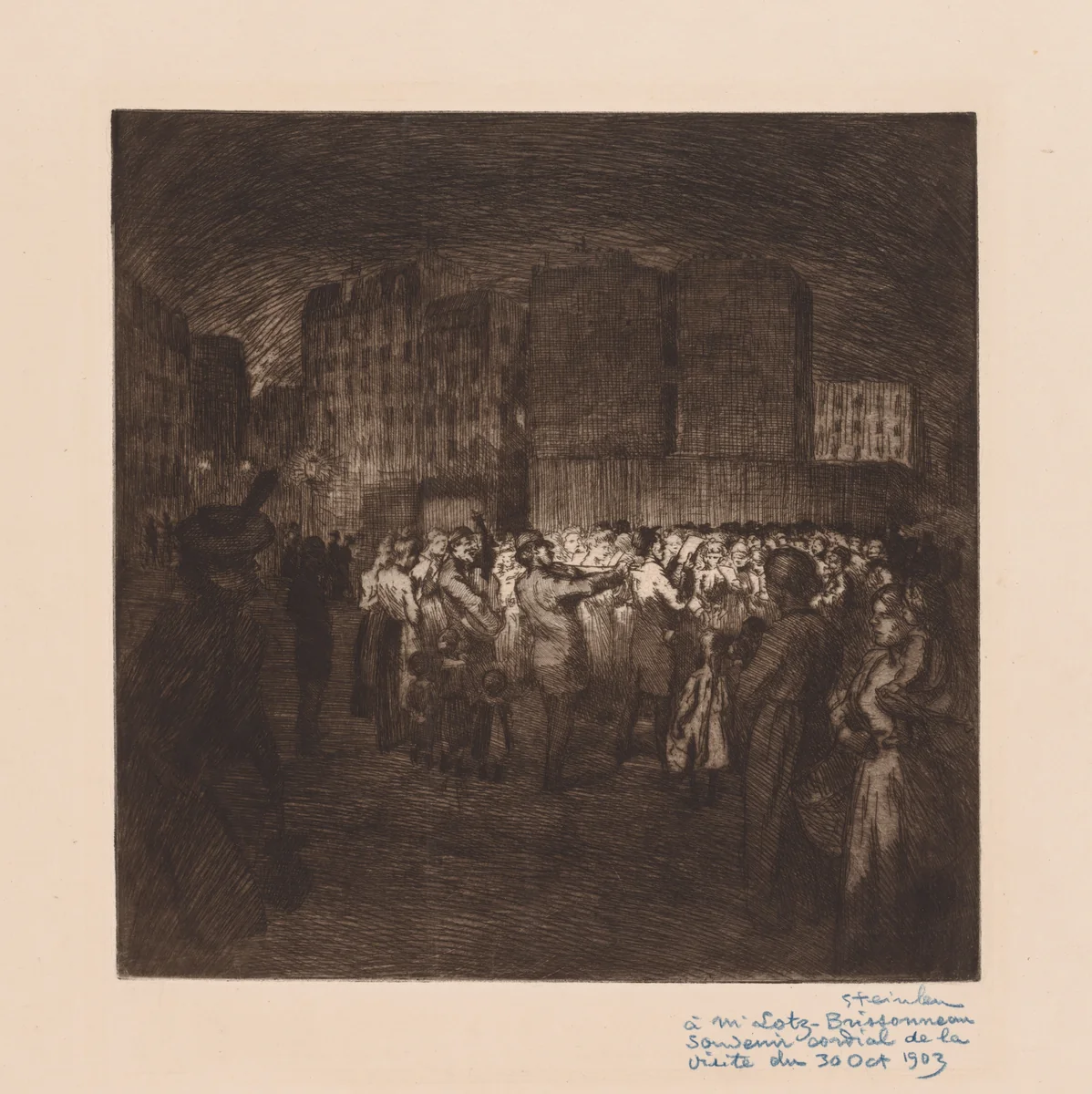Little Street Singers by Théophile Alexandre Steinlen, print, 1902