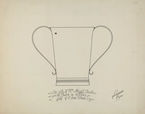 Two Handled Beaker by Lawrence Flynn, index of american design, 1939