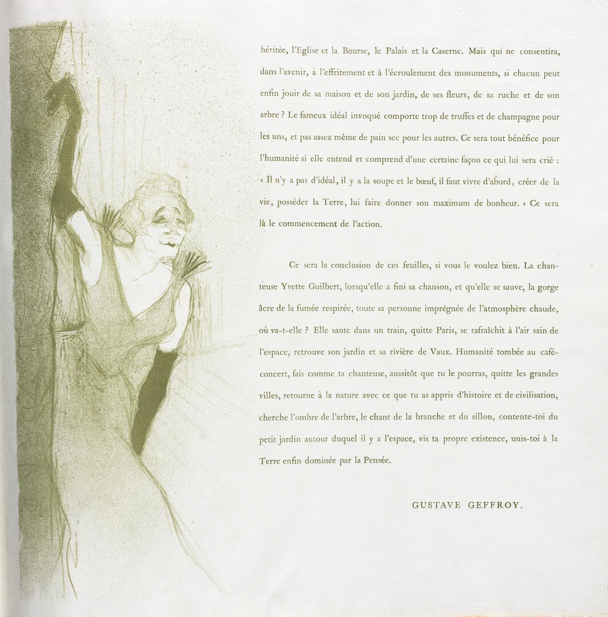 Yvette Guilbert-French Series: No. 16 by Henri de Toulouse-Lautrec, book, 1894