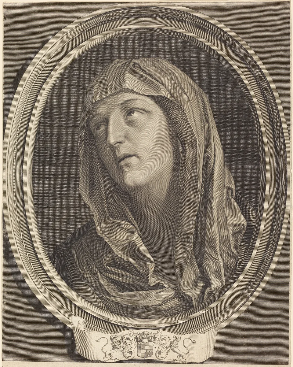 Mater Dolorosa by Robert Nanteuil, print, 1654