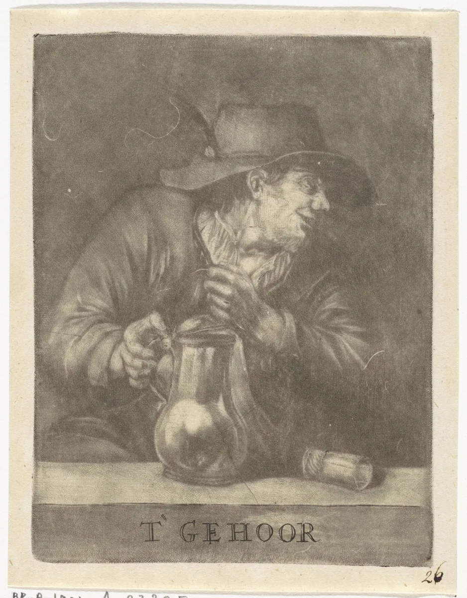 Gehoor by Pieter Pickaert, print, 1680-1715