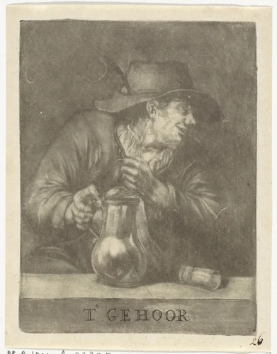Gehoor by Pieter Pickaert, print, 1680-1715