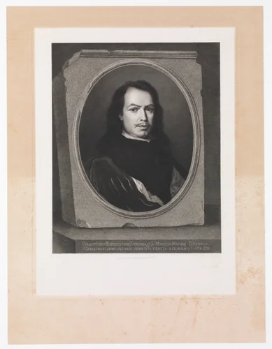 Murillo, after a self portrait by the artist by Auguste Blanchard fils aîné, print, 1837-1847