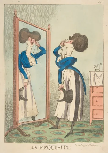 An Exquisite by George Cruikshank, print, 1812-1822