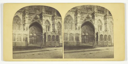 Lincoln Cathedral, South Porch by W. Woodward, photograph, 1850-1874