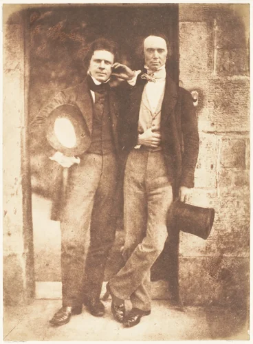 D.O. Hill and W.B. Johnstone by Hill and Adamson, photograph, 1843-1847