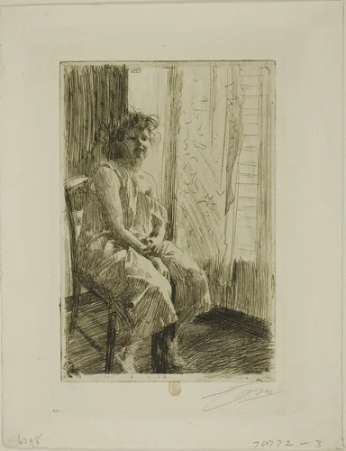 Morning by Anders Zorn, print, 1891