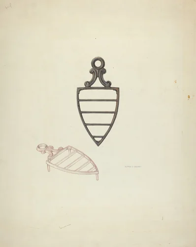 Trivet by Alfred Koehn, index of american design, 1939