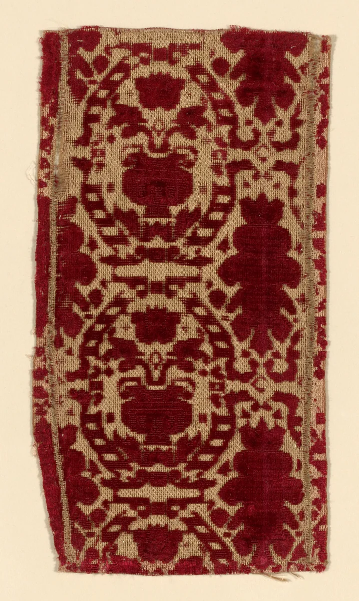 Fragment by Italy, textile, 1575-1600