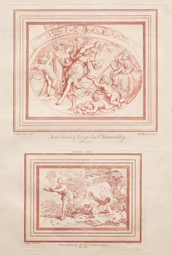Corsica e Satiro by William Ryland, print, 1762-1763