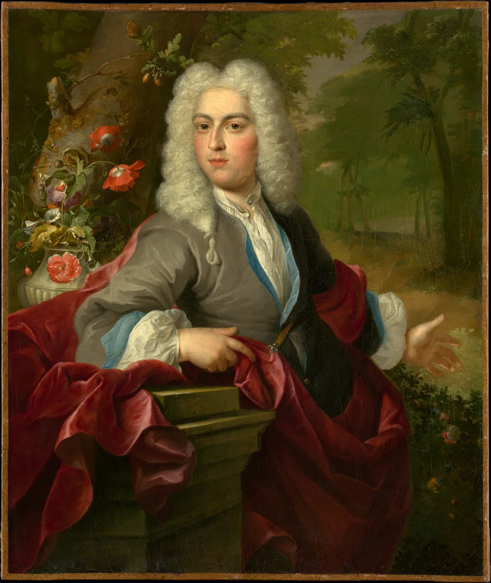Portrait of a Man by Arnold Boonen, painting, 1715-1725