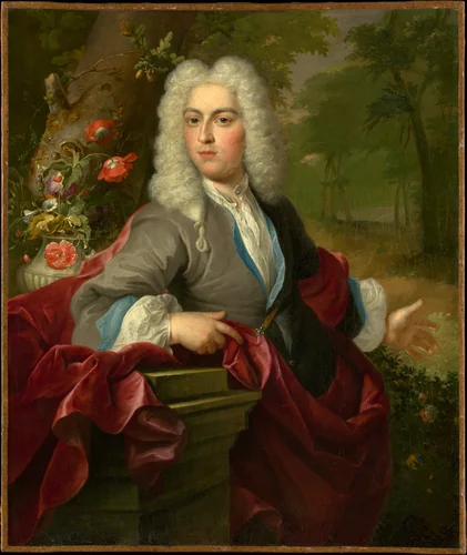 Portrait of a Man by Arnold Boonen, painting, 1715-1725