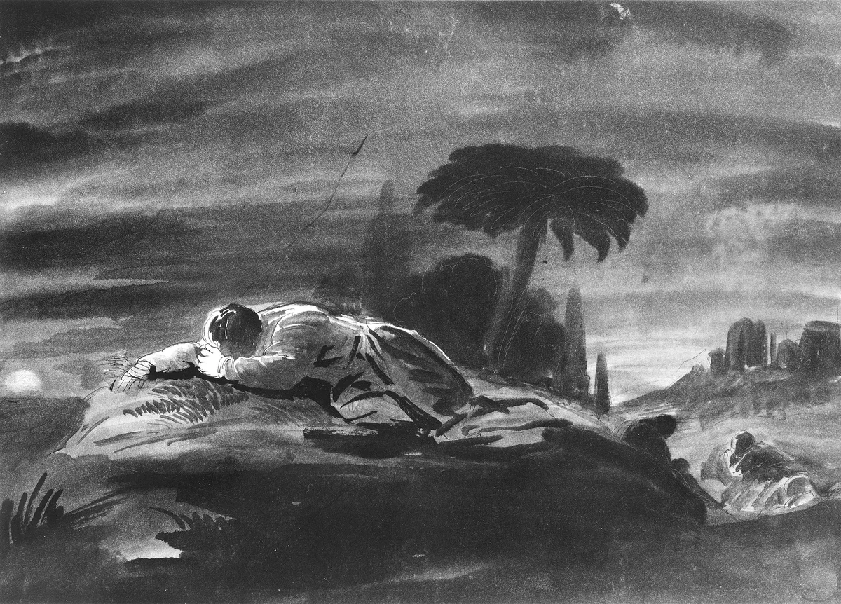 Christ in the Garden of Gethsemane by Robert Walter Weir, artwork, 1803-1889