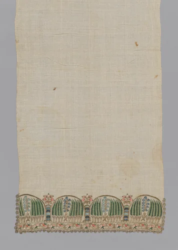 Towel or Napkin by Turkey, textile, 1801-1900