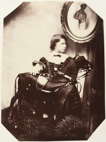 An "Enfant terrible" (No One Can Do the Impossible) by Louis Pierre Théophile Dubois de Nehaut, photograph, 1854-1856