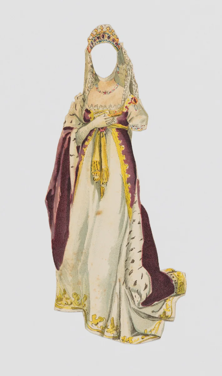 Queen Louise Court Robe by Elizabeth S. Tucker, print, 1895