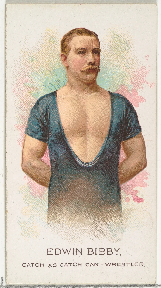 Edwin Bibby, Wrestler, from World's Champions, Series 2 (N29) for Allen & Ginter Cigarettes by Allen & Ginter, print, 1888