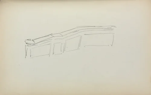 Italian Sketchbook: Squares and Rectangles (page 59) by Maurice Prendergast, book, 1898-1899