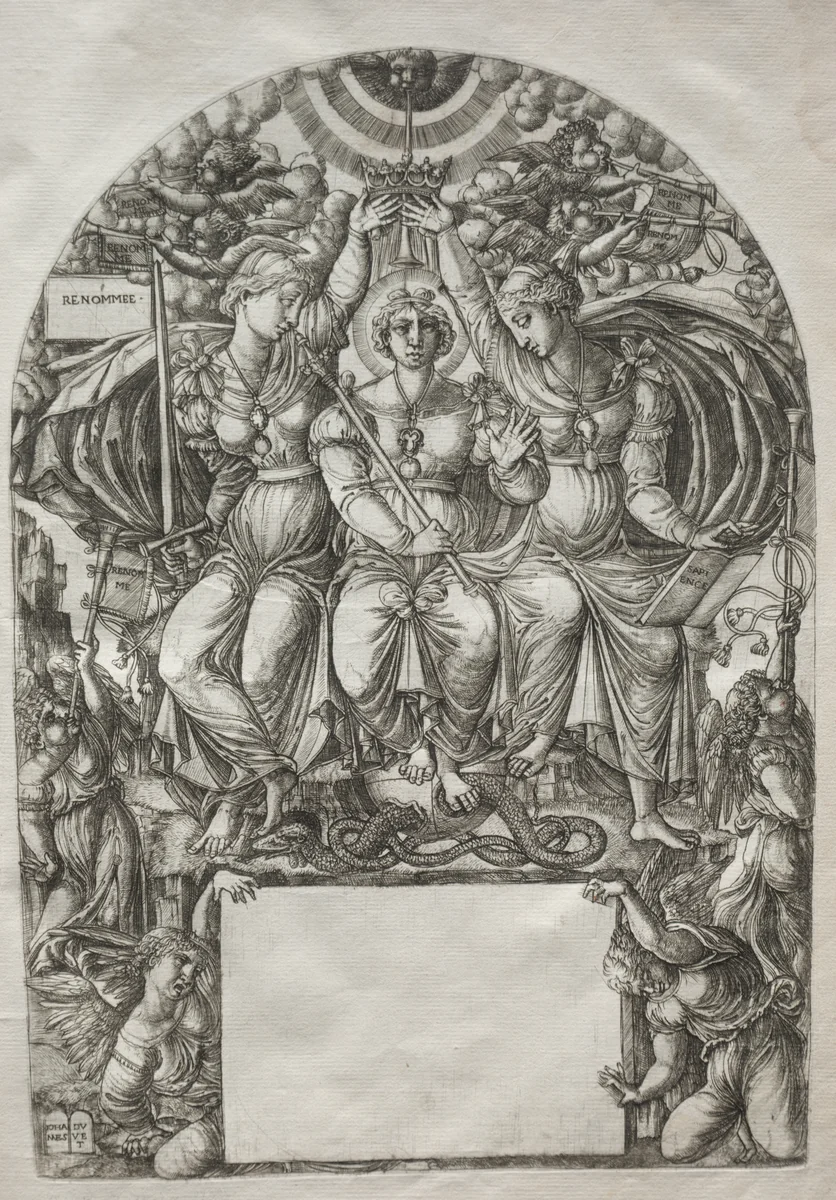 The Royal Majesty by Jean Duvet, print, 1546-1561