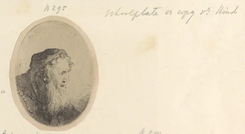 Oude man met baard by Ferdinand Bol, book, 1626-1680