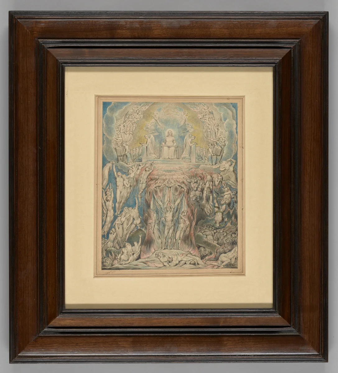 The Day of Judgment by William Blake, drawing, 1805