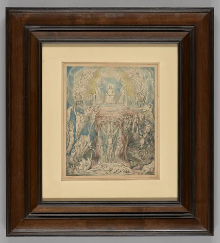 The Day of Judgment by William Blake, drawing, 1805