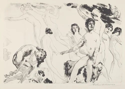 Release at the Gates by Arthur B. Davies, print, 1919-1920