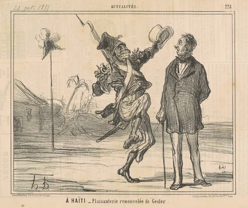 A Haiti by Honoré Daumier, print, 1855
