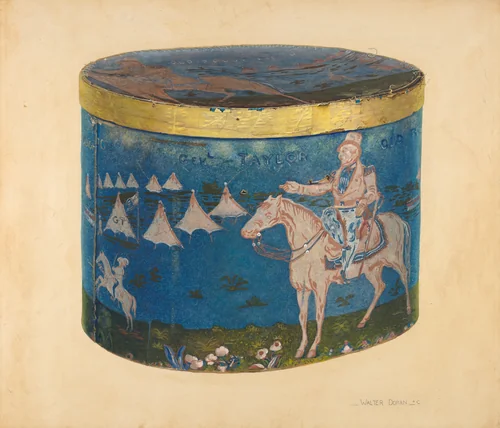 Bandbox by Walter Doran, index of american design, 1939