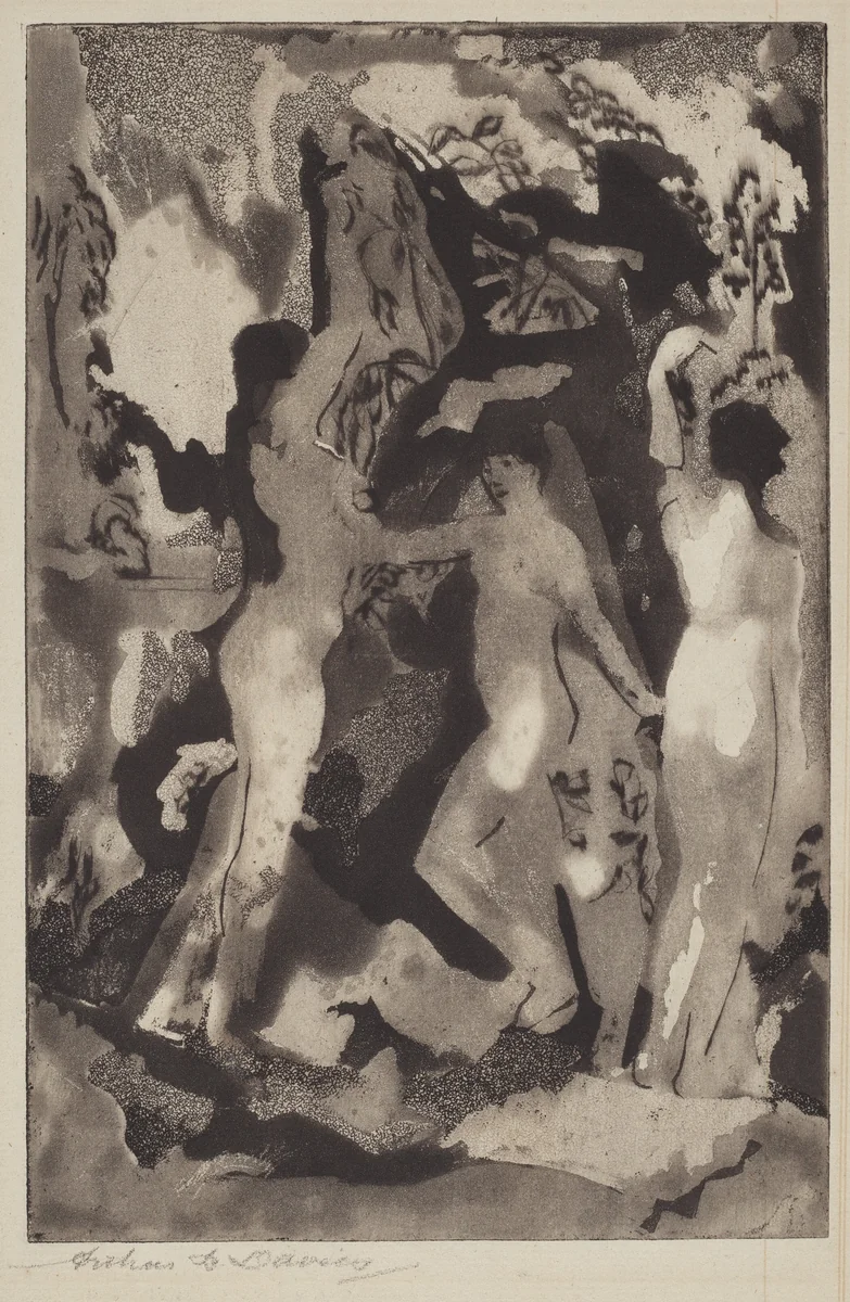 Kingdom of the Sun by Arthur B. Davies, print, 1919