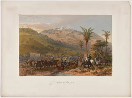 Battle of Cerro Gordo by Adolphe-Jean-Baptiste Bayot, portfolio, 1851