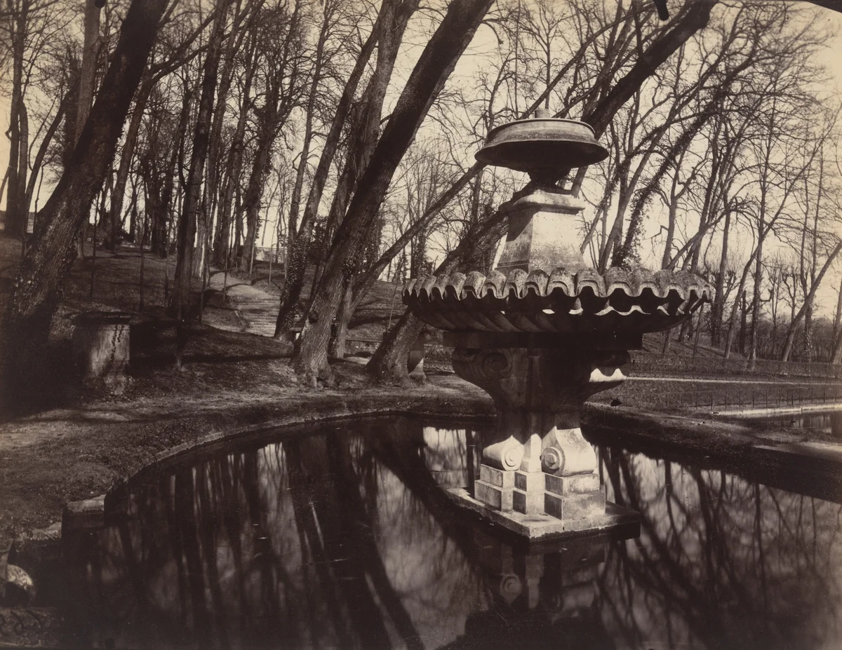 Parc de Saint-Cloud by Eugène Atget, photograph, 1907