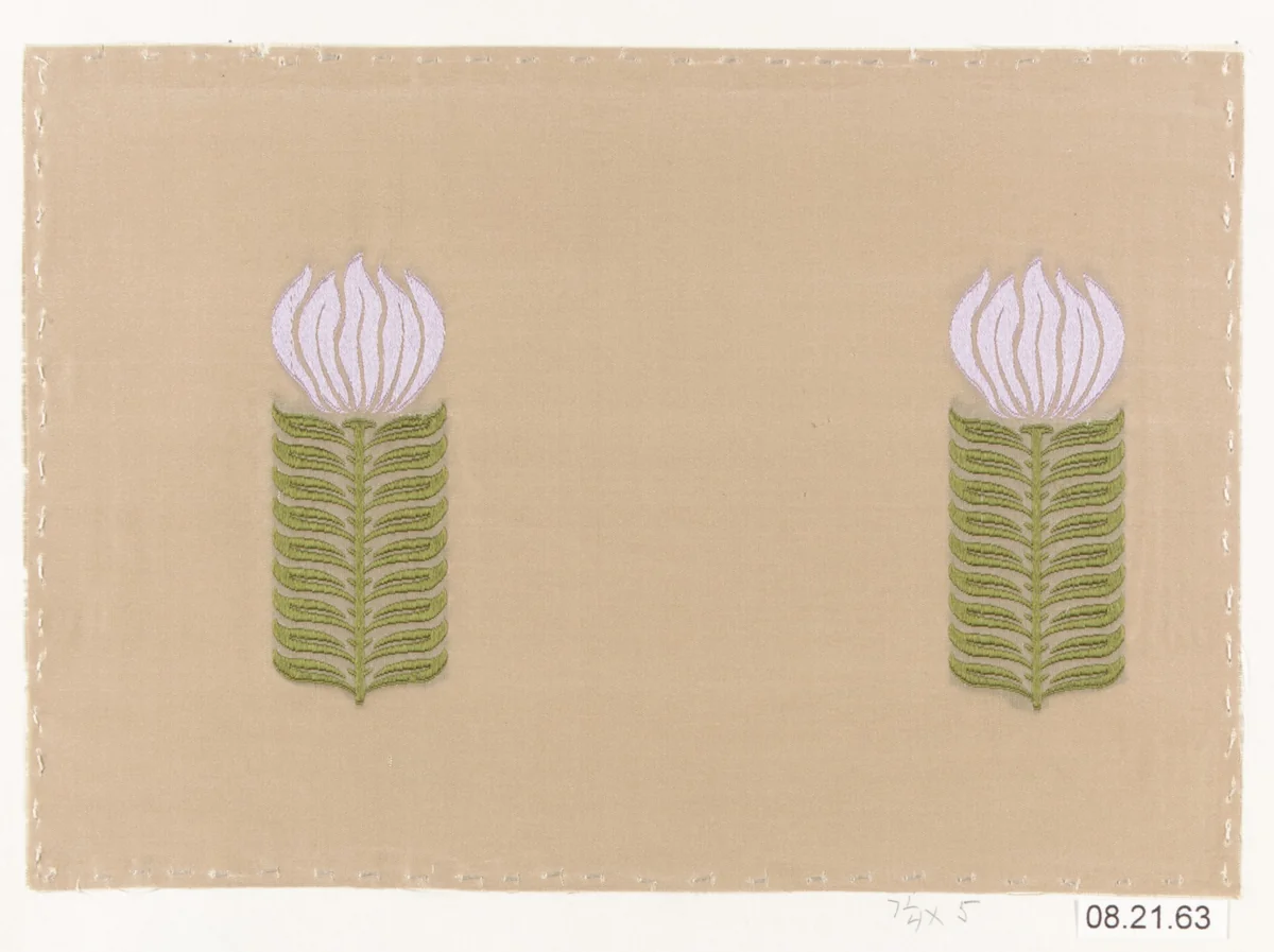 Textile sample by Unknown Designer, textile, 1900