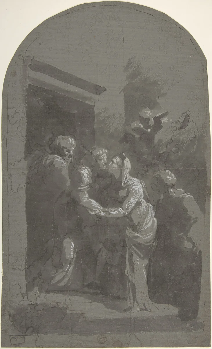 Visitation by Domingos António de Sequeira, drawing, 1768-1837