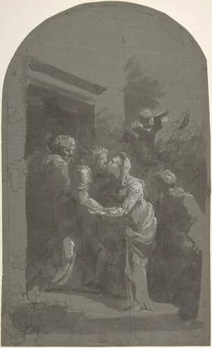 Visitation by Domingos António de Sequeira, drawing, 1768-1837