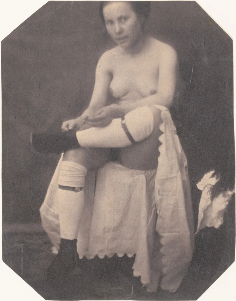 [Female Nude] by Louis-Adolphe Humbert de Molard, photograph, 1853-1857