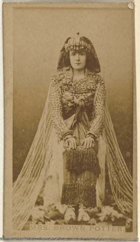 Mrs. J. Brown Potter, from the Actors and Actresses series (N145-8) issued by Duke Sons & Co. to promote Duke Cigarettes by W. Duke, Sons & Co., photograph, 1890-1895