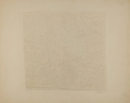 Quilt by Frank Gutting, index of american design, 1939