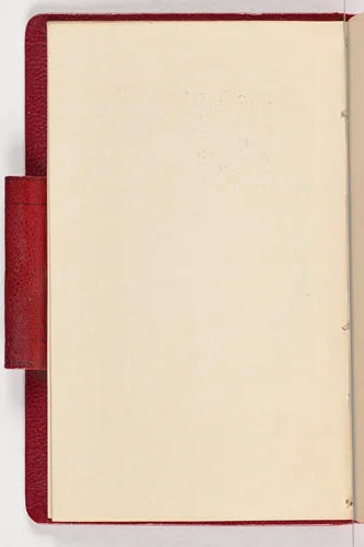 Page 30 (Blank Page) by Gustav Klimt, sketchbook, 1898