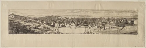 San Francisco by Charles Meryon, print, 1856