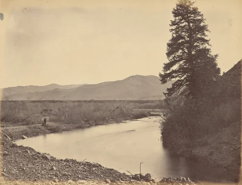 Plate 43. Weber Valley, from Willhelmina Pass by Andrew Joseph Russell, photograph, 1869