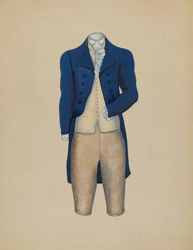 Suit by Charles Criswell, index of american design, 1935-1942