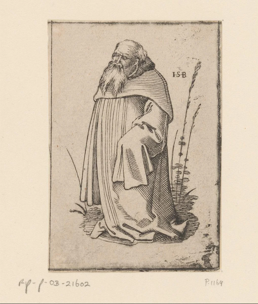 Monnik van de orde der Jozefieten by anonymous, print, 1526
